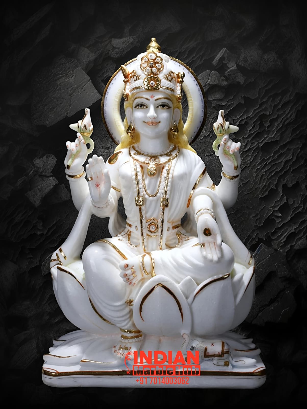 Marble Lakshmi Maa Statue